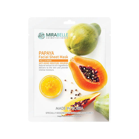 Mirabelle Korea Papaya Facial Sheet Mask