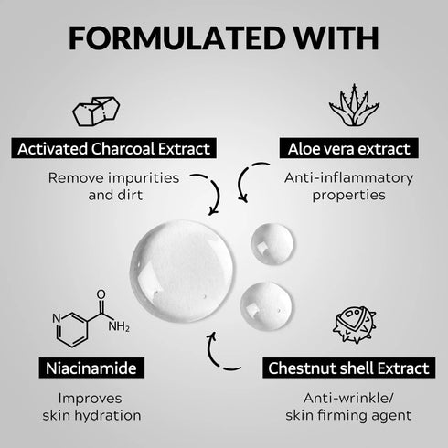 Mirabelle Korea Charcoal Facial Sheet Mask