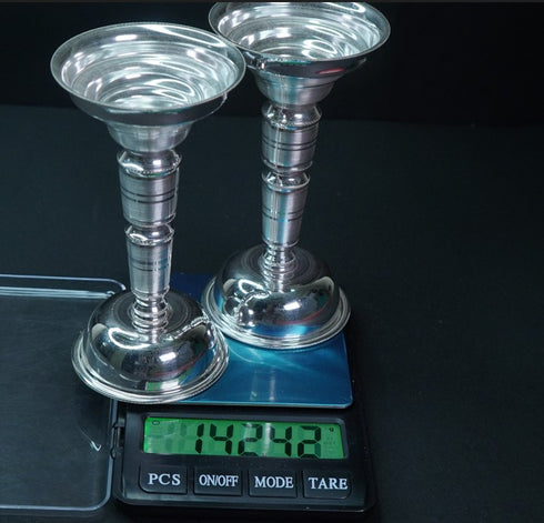 Pure Silver Lamps 142.42g By Mahita Collections