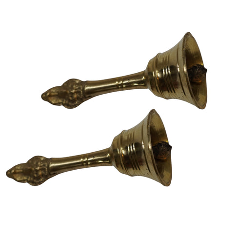 Brass Pooja Puja Hanuman Bell 61g Pack of 2