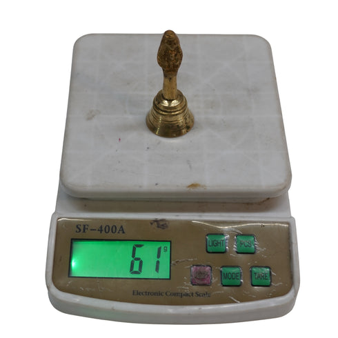 Brass Pooja Puja Hanuman Bell 61g Pack of 2