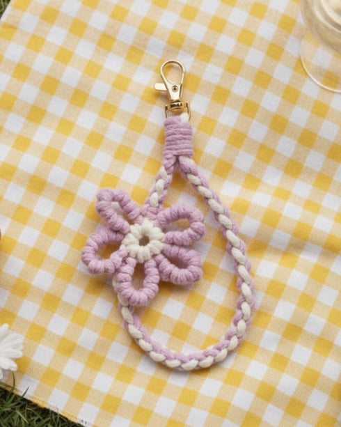 Ecoright Petal Crochet Phone Charm