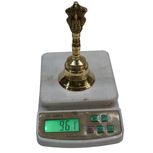 Brass Pooja Mandir Bell 961g Pack of 1
