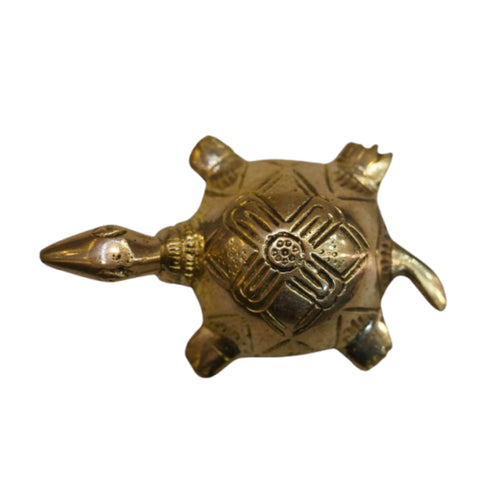 Small Brass Tortoise Decor 148g