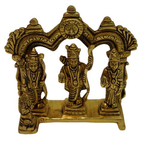 Brass Ram Parivar Idol 628g