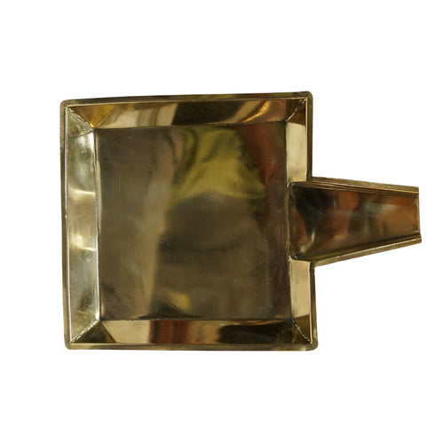 Brass Havan Kund for Pooja 1663g Pack of 1