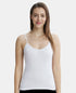 Jockey Women Super Combed Cotton Rib Camisole | White