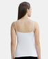 Jockey Women Super Combed Cotton Rib Camisole | White