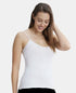 Jockey Women Super Combed Cotton Rib Camisole | White