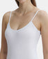 Jockey Women Super Combed Cotton Rib Camisole | White