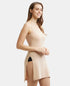Jockey Women Super Combed Cotton Kurta Slip with Side Slits | Light Skin