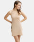 Jockey Women Super Combed Cotton Kurta Slip with Side Slits | Light Skin