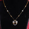22 Carat Gold Black Beads With Birds With Heart Symbol Mangalsutra 7.59g by Mahita Collections