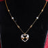 22 Carat Gold Black Beads With Birds With Heart Symbol Mangalsutra 7.59g by Mahita Collections