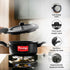 Prestige Svachh Hard Anodised Spillage Control Pressure Cooker 3.5 L Black