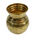 Brass Pooja Kalash with om Design 241g Pack of 1