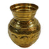 Brass Pooja Kalash with Design 310g Pack of 1
