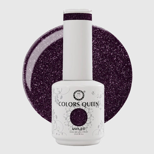 Colors Queen UV LED Soak Off Gel Polish - Glitter Nail Colors | 15 ML