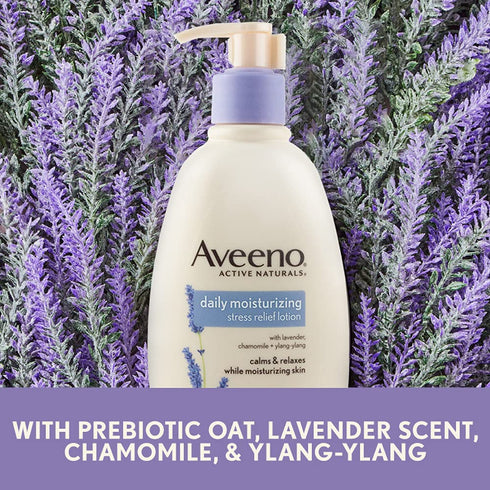 Aveeno Soothing and Calming Body Lotion for Normal Skin White