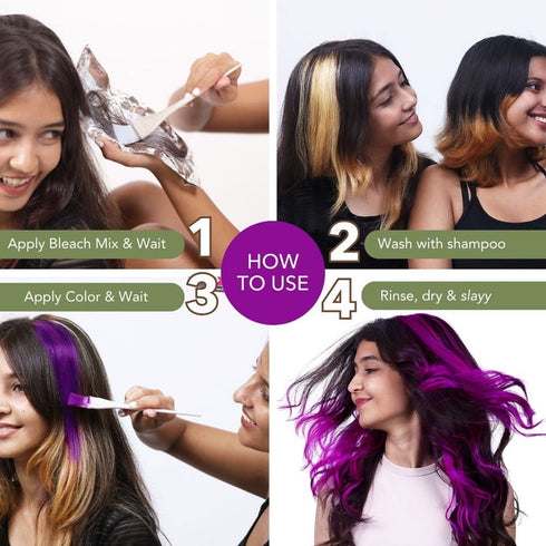 Paradyes Comrii Purple + Lighten Up! Bleach Pack