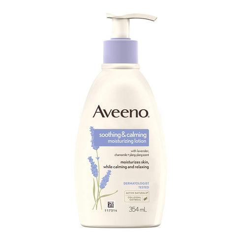 Aveeno Soothing and Calming Body Lotion for Normal Skin White