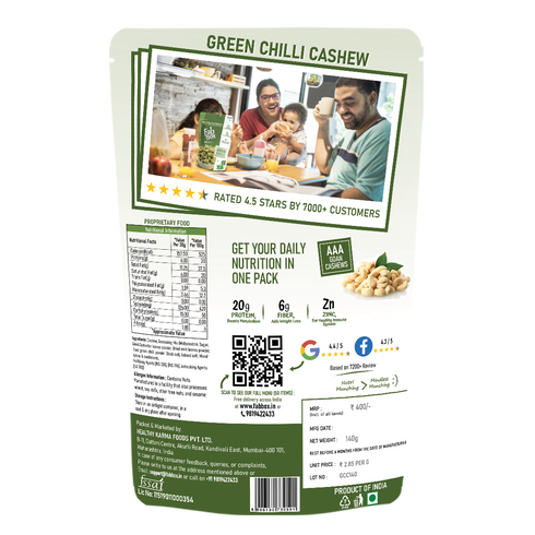 Fab Box Green Chili Cashews