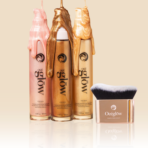 Oceglow Body Highlighter (Get FREE kabuki brush)