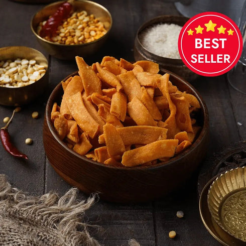 Sweet Karam Coffee Ribbon Pakoda (Ribbon Murukku)