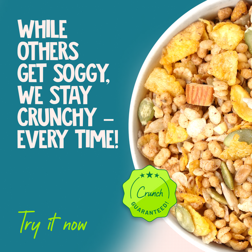 Alpino Zero Added Sugar High Protein Super Muesli Cinnamon