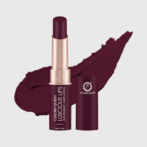 Colors Queen Luscious Lips Non-Transfer Lipstick – 25 Matte Shades