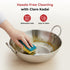 Vinod Claro Heavy Gauge Stainless Steel Kadai Plain 2.5 mm 1700 ml