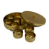 Round Brass Masala Container 429g