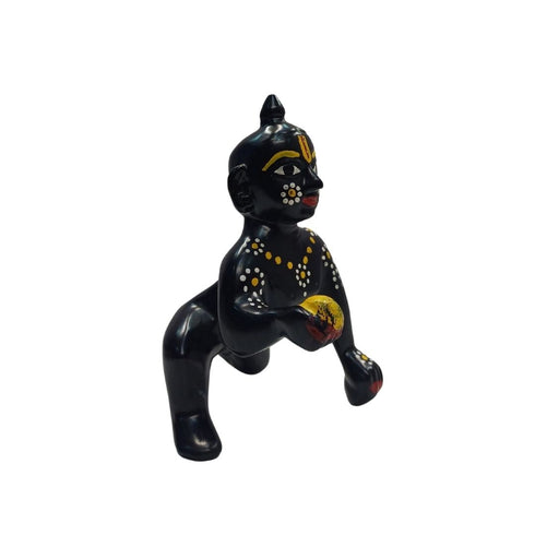 Tamas Brass Black Laddu Gopal - Thakur Ji Statue/Idol