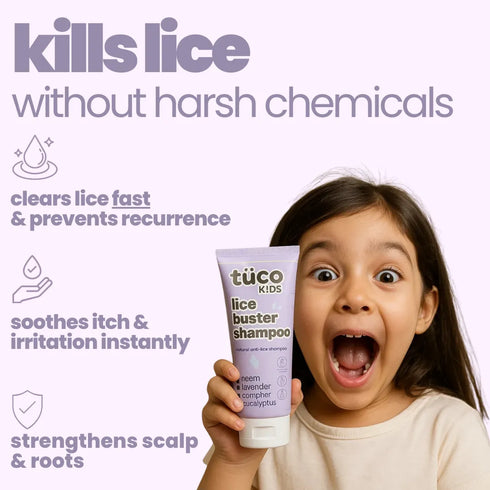Tuco AntiLice Regimen Shampoo + Conditioner + Hair Oil
