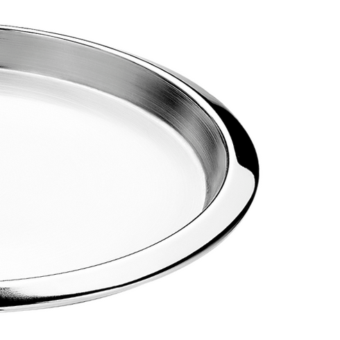 Vinod Stainless Steel Two Tone Plate Set of 6 21 cm Serving Dish Salad Plate Snack Plate Highest Grade Stainless Steel Rust Free