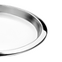 Vinod Stainless Steel Two Tone Plate Set of 6 29.5 cm Lunch Plate Dinner Plate High Grade Stainless Steel Mirror Finish Rust Free