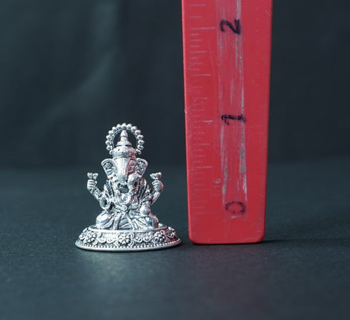 Pure Silver Antique Ganesh 15.67g By Mahita Collections
