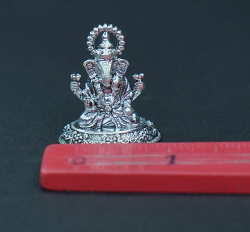 Pure Silver Antique Ganesh 15.67g By Mahita Collections