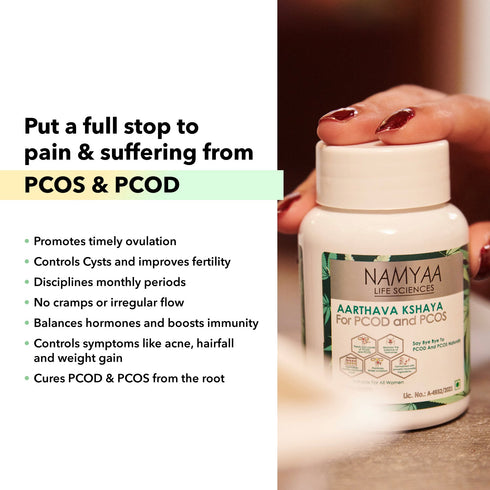 Namyaa Skincare Aarthava Kshaya PCOD and PCOS Tablets