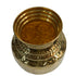Brass Pooja Kalash with om Design 375g Pack of 1