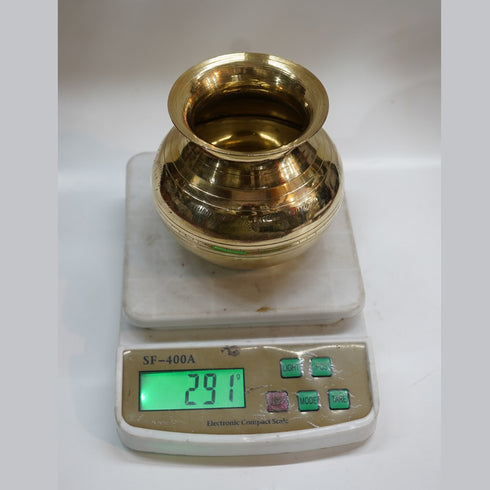 Brass Plain Lota Kalash 291g Pack of 1