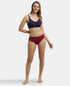 Jockey High Coverage Cotton Hipster With Ultrasoft Exposed Waistband | Dark Prints | Pack of 3