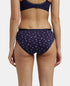 Jockey High Coverage Cotton Hipster With Ultrasoft Exposed Waistband | Dark Prints | Pack of 3