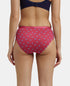 Jockey High Coverage Cotton Hipster With Ultrasoft Exposed Waistband | Dark Prints | Pack of 3