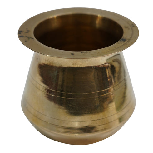 Brass Plain Pooja Kalash Lota 159g Pack of 1