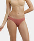 Jockey Medium Coverage Cotton Bikini With Exposed Waistband | Dark Assorted | Pack of 3