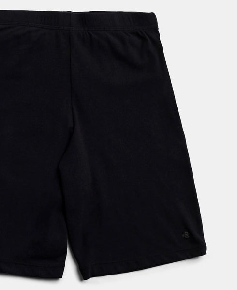 Jockey High Coverage Cotton Shorties With Concealed Waistband | Black & Classic Navy | Pack of 2
