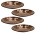 Copper Small Pooja Plate 13g Pack of 4