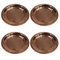 Copper Small Pooja Plate 13g Pack of 4