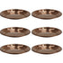 Copper Small Pooja Plate 13g Pack of 6